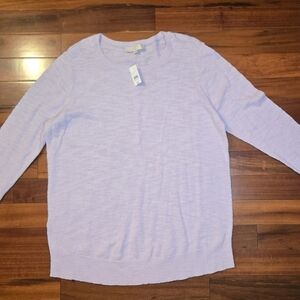 Loft Women's Lavender/Lilac Sweater, Plus 16/18